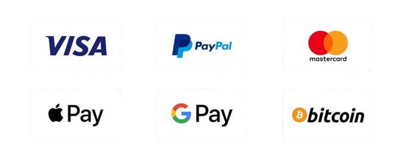 Accepted payment methods